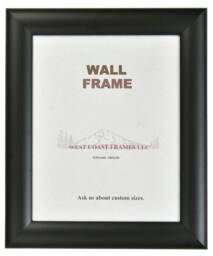 900125 Black Contemporary Wood Picture Frame - 1-1/2