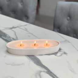 The Centrepiece Candle - Handmade Soy Stone Container - thumbnail 2