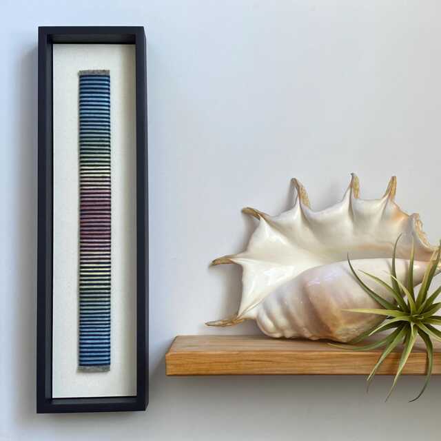 Textile Art, Wall Hanging, Yarn Wrap, Winding, Fibre Art - image 1
