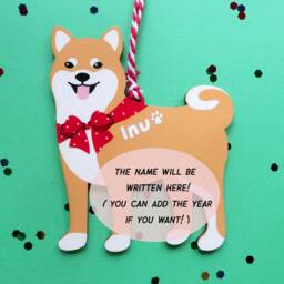 Samoyed Christmas Ornament Personalized Handmade Wood Dog Hanging On Tree Personalize Custom Gift For Lovers - thumbnail 2