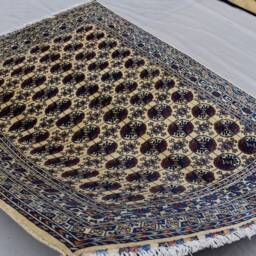 Handmade Afghan Turkmen Wool Rug, Oriental Area Rug - 6.10 X 5.0 Ft - thumbnail 3