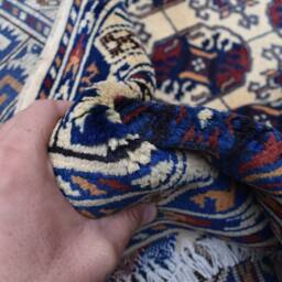 Handmade Afghan Turkmen Wool Rug, Oriental Area Rug - 6.10 X 5.0 Ft - thumbnail 4
