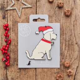 Cockapoo/Labradoodle - Apricot Christmas Tree Decoration - Personalisation Available - thumbnail 2