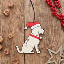 Cockapoo/Labradoodle - Apricot Christmas Tree Decoration - Personalisation Available