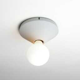 Concrete Ceiling/Wall Lamp Minimalist Industrial Lighting, Handmade in Italy - thumbnail 2