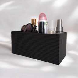 Modern Design Office Organiser With Ribbed Surface - Desk Storage Box, Home Decor - thumbnail 2