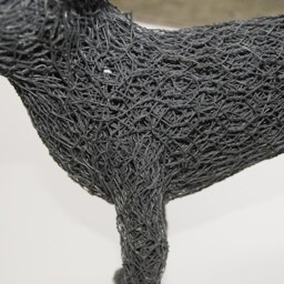 Wire Chihuahua Handmade in Ukraine- Zinc Dipped Wire - 13x13Ins 3Kg - thumbnail 3
