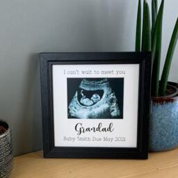 Baby Scan Frame, Grandparent Gift, Surprise Baby Announcement For Grandparents, Sibling Or Friends, Personalised Ultrasound Picture Frame - thumbnail 3