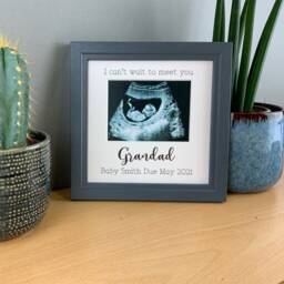 Baby Scan Frame, Grandparent Gift, Surprise Baby Announcement For Grandparents, Sibling Or Friends, Personalised Ultrasound Picture Frame - thumbnail 2