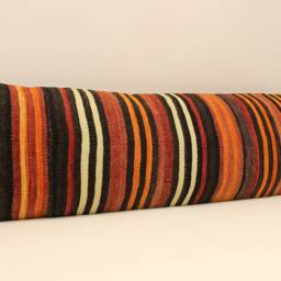 Extralong Pillow 12x47 Inch 30x120 cm, Pillowcover, Boho, Rusticdecor, Turkish Kilim Lumbar Cover Home Interior Chair Navajo 4Oyf-118 - thumbnail 2