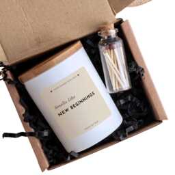 Smells Like New Beginnings Candle Gift Home Or Job Present For Her Him - thumbnail 4