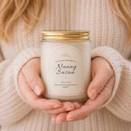 Personalised Memorial Lost Love One Candle, Remembrance Gift, Remember Loved Candle Loving Memory, Scented