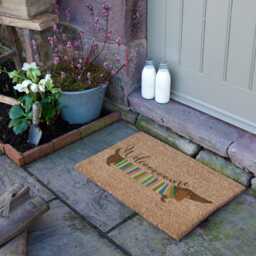 Welcome Sausage Dog Doormat - Home Decor Indoor 60 X 40cm - thumbnail 3