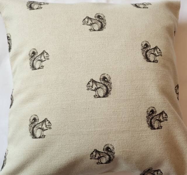 Squirrel Woodland Animal Cushion Cover/Pillow