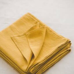 Handmade Linen Flat Sheet - Natural Bedding For Slow Living Washable, Long-Lasting, & Wonderfully Soft, Minimalist Bedroom Look - thumbnail 3