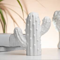 Cactus Statue, Ornament, Desert Cactus, Southwestern Decor, Cacti Succulent Art, Cute Weird Eclectic Decor - thumbnail 2
