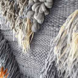 Large Macram?? Wall Hanging - 10-Foot Wool Tapestry Custom Ombre Fiber Art For Statement Walls - thumbnail 3