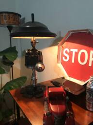 Industrial Mechanical Table Lamp