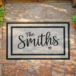 Personalized Doormat - Custom Outdoor Rug Housewarming Gift Closing Realtor New Home Washable - thumbnail 2
