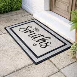 Personalized Doormat - Custom Outdoor Rug Housewarming Gift Closing Realtor New Home Washable - thumbnail 4