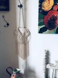 Small Cotton Macrame Wall Hanging
