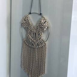 Small Cotton Macrame Wall Hanging - thumbnail 3