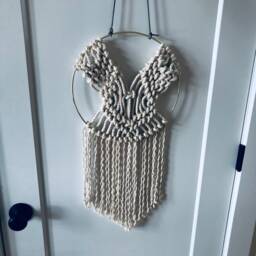Small Cotton Macrame Wall Hanging - thumbnail 4