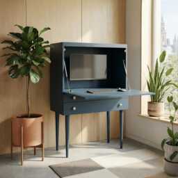 Bespoke Secretary Desk Design Proposal/Mock-Up Service - Digital Files Only - thumbnail 4