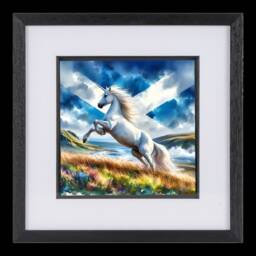 Unicorn Wall Art Print, Scottish Room Decor - Majestic Highlands - thumbnail 3
