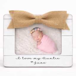 Personalized Aunt Gift From Niece Baby Photo Frame Custom Picture New Idea Auntie Keepsake - thumbnail 2