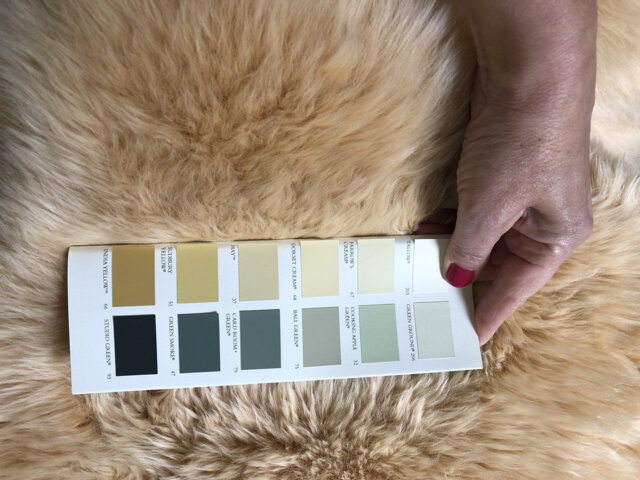 Deep Apricot Coloured Sheepskin Rug , Genuine Sheepskin, Chair Cover, Bed Cover Carpet Fur, Retro Luxury - image 1