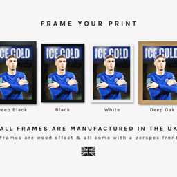 Chelsea Fc Cole Palmer Ice Cold Art Print - Impressionist Painting Drawing Poster The Blue's Unique Gift For Him Decor Boy Dad Son Brother - thumbnail 3