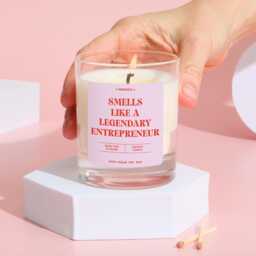 Gift For Entrepreneur Scented Candle Boss Lady Her Fun Keepsake New Small Business Owner - thumbnail 4