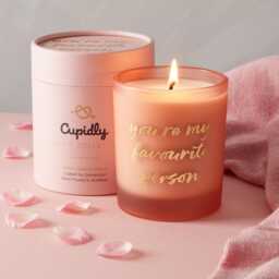 You're My Favourite Person Scented Candle By Cupidly - Luxury Soy Wax For Couples Anniversary Or Valentine's Gift For Him Her - thumbnail 1