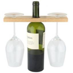 Engraved Wine Glass Butler Caddy - Personalised 30Th Wedding Anniversary Gift For Couples - thumbnail 3