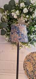 Cordless Touch Lamp. Beautiful Tall Blue Baroque Usb Rechargeable Table Lamp.no Plugs Or Sockets Needed.cordless