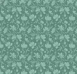 Floral Changing Pad Cover Green Teal Cottage Nursery Bedding