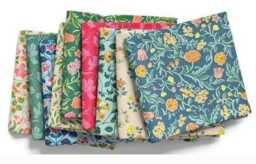 Floral Changing Pad Cover Green Teal Cottage Nursery Bedding - thumbnail 4