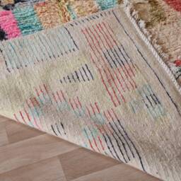 Vintage Boujaad Rug, Authentic Moroccan Rug 5x8 Ft - thumbnail 4