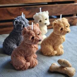 Westie Dog Candle Decor. For Owner, Pet Memorial - thumbnail 2