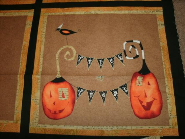 Handmade Halloween Pumpkin Pillow, Cotton Blend Accent Decor