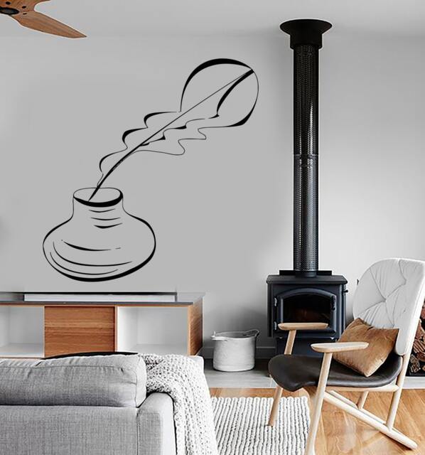Wall Vinyl Decal Writer Writing Journalist Pen Ink Amazing Decor Bedroom 1370Dz - image 1