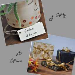Handmade Ceramic Cat Planter Indoor Garden Decor - thumbnail 4