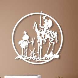 Don Quixote Metal Wall Art Picasso-Inspired Home Decor - thumbnail 3