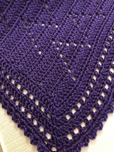 Beautiful Violet Baby Blanket - image 1