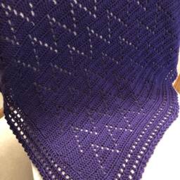Beautiful Violet Baby Blanket - thumbnail 3