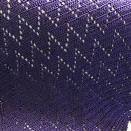 Beautiful Violet Baby Blanket - thumbnail 2