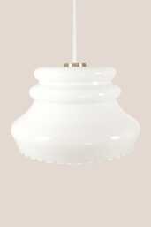 Renata Vintage Pendant Light Mcm Hanging Handcrafted Glass Lamp Retro Ceiling Fixture Yugoslavia Gold Brass