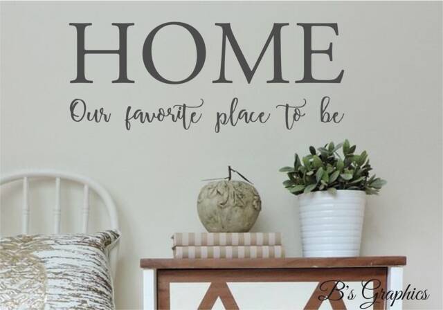 Home Our Favorite Place To Be-Vinyl Wall Decal - Entryway Decor - Home Family - image 1