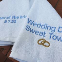 Personalized Father Of The Bride Crying Towel Wedding Keepsake Gift - thumbnail 4